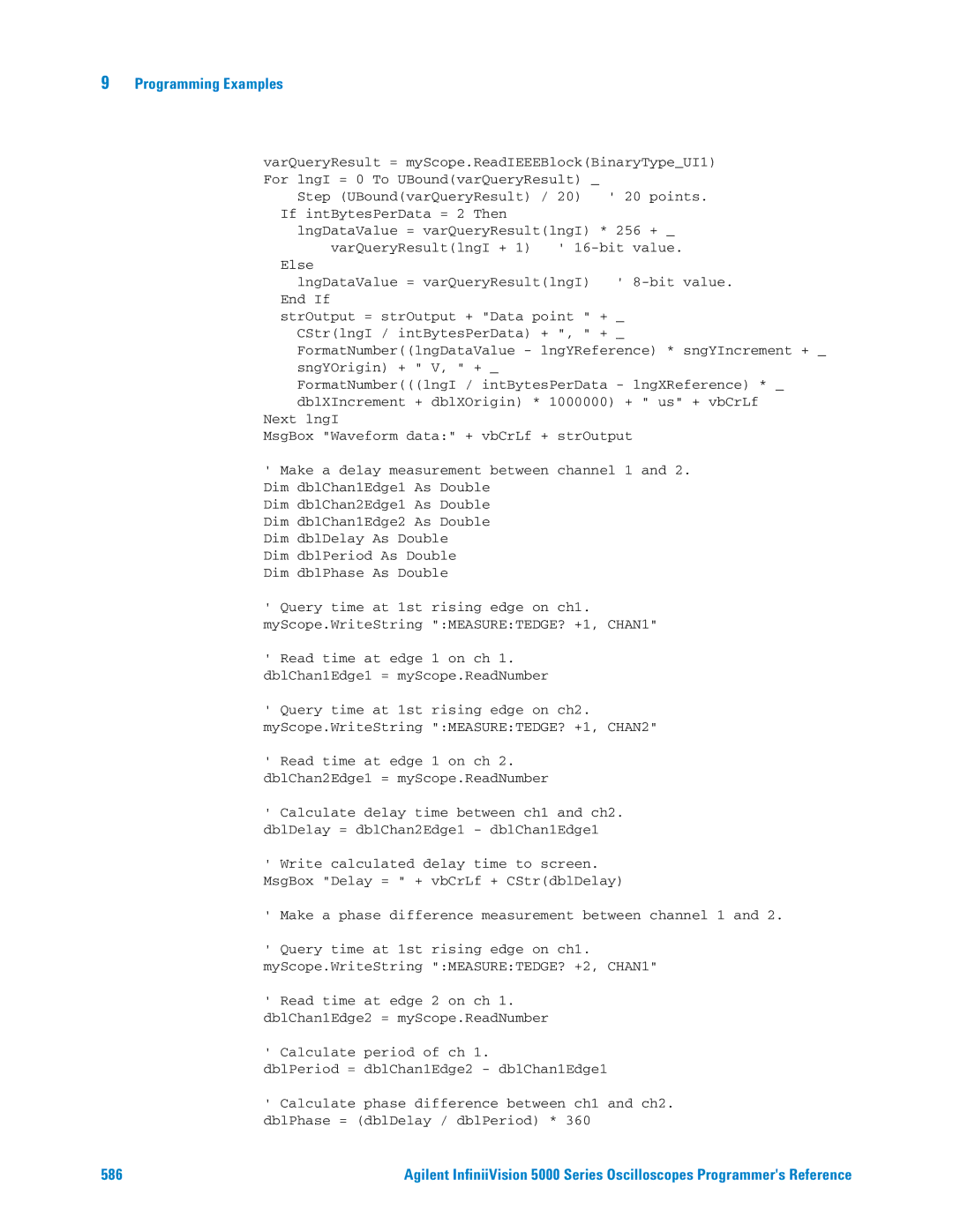 Agilent Technologies 5000 Series manual 586 