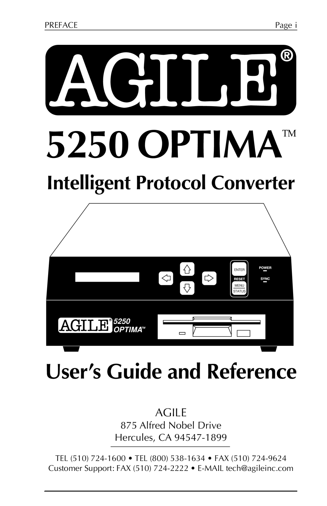 Agilent Technologies 5250 user manual Optimatm, Alfred Nobel Drive Hercules, CA 