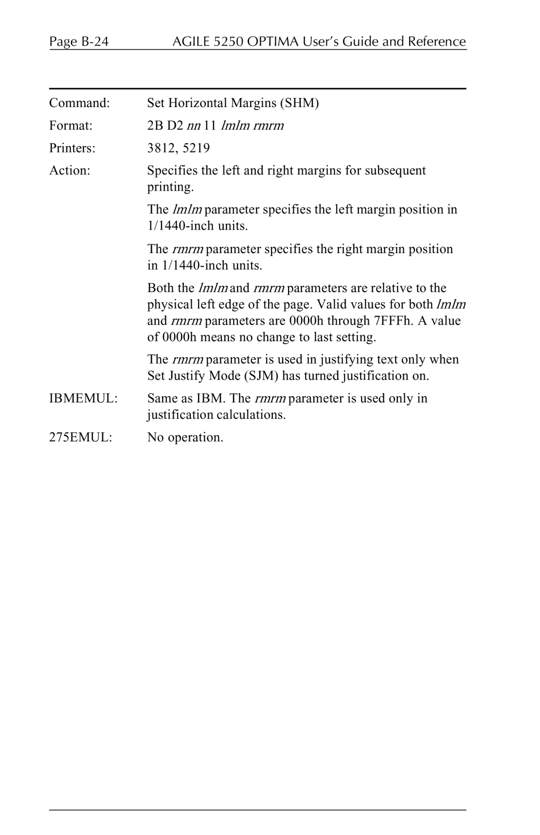 Agilent Technologies 5250 user manual B-24 