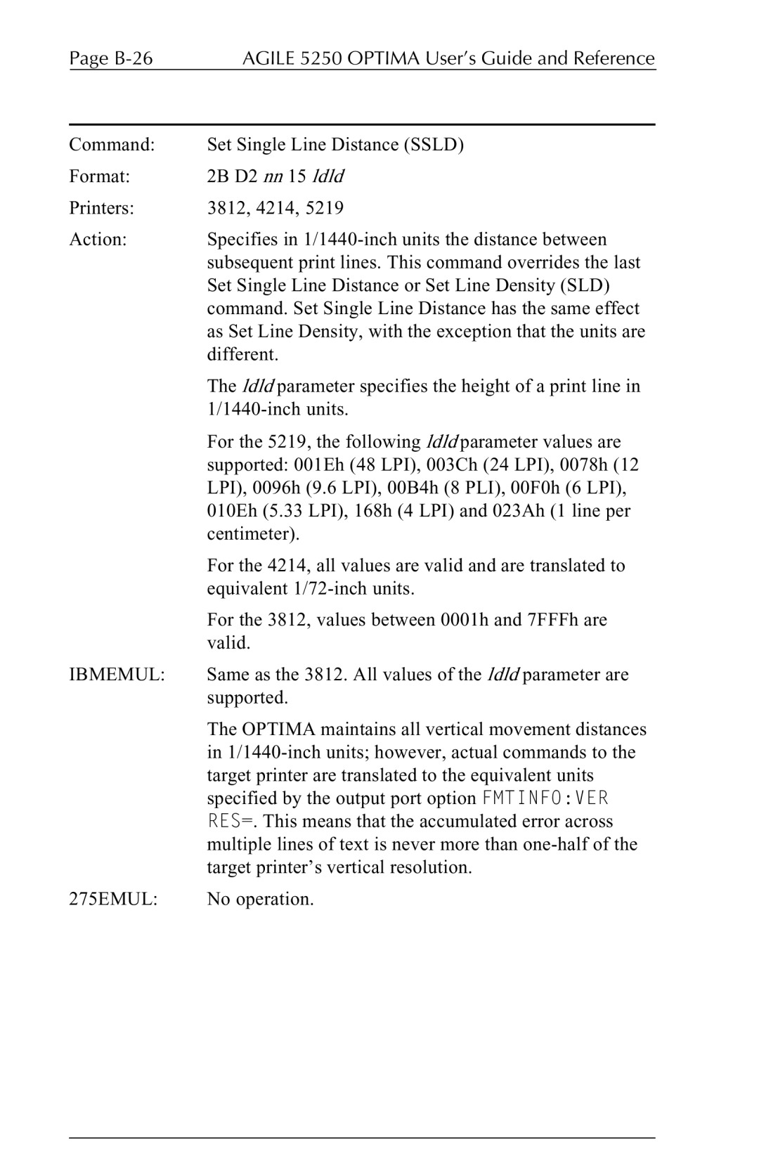 Agilent Technologies 5250 user manual B-26 