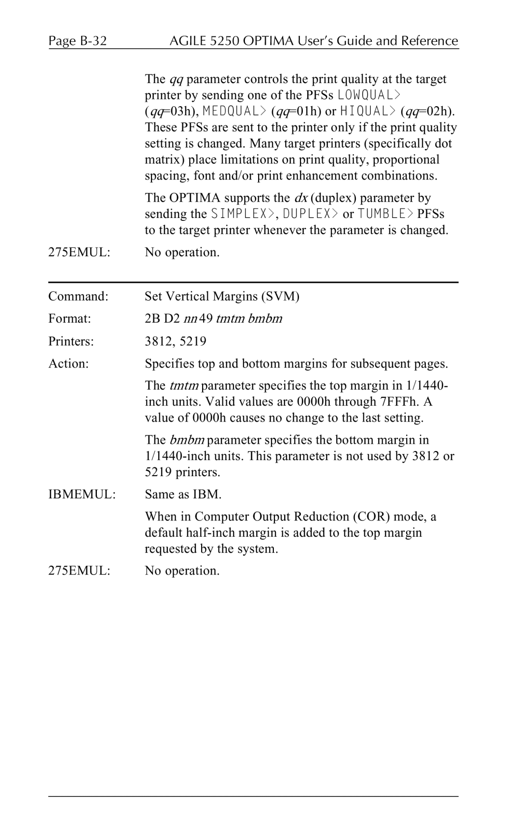 Agilent Technologies 5250 user manual B-32 