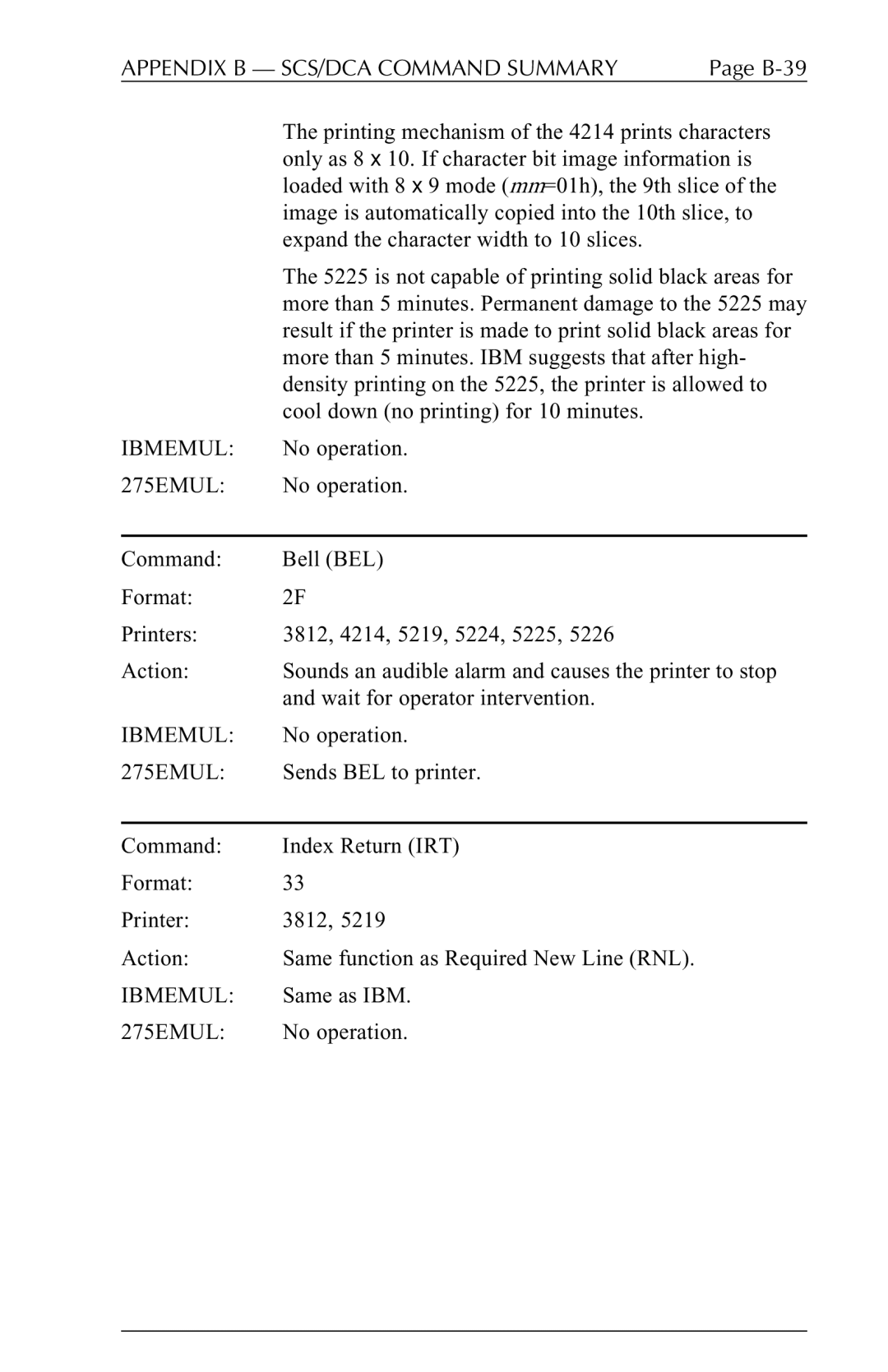 Agilent Technologies 5250 user manual Printing mechanism of the 4214 prints characters 