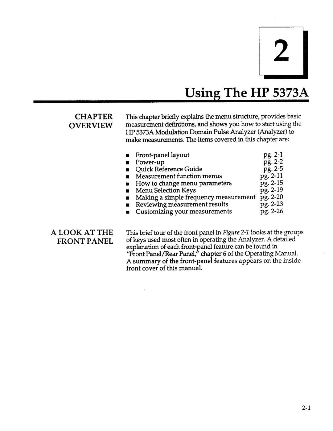 Agilent Technologies 5373A manual 