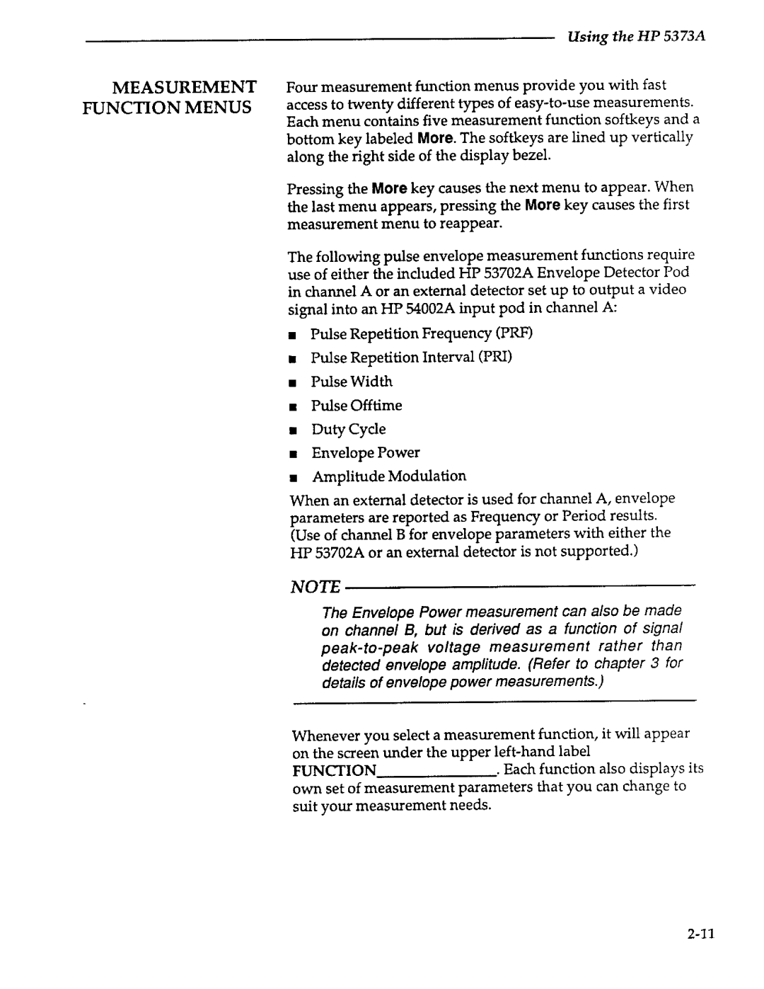 Agilent Technologies 5373A manual 