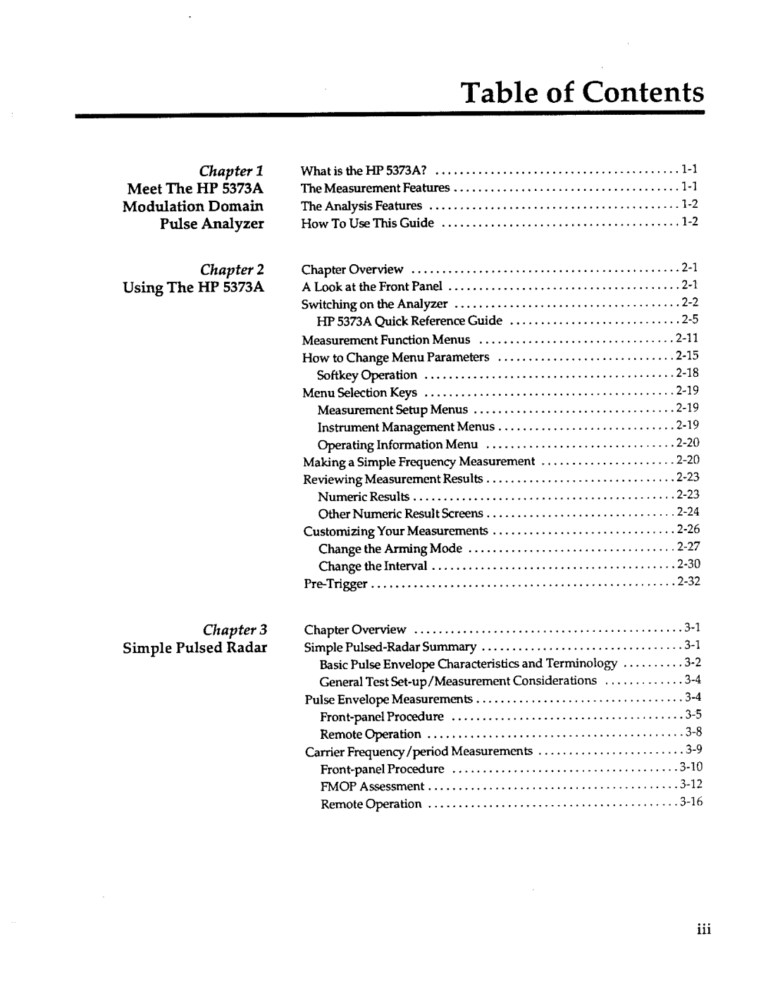 Agilent Technologies 5373A manual 