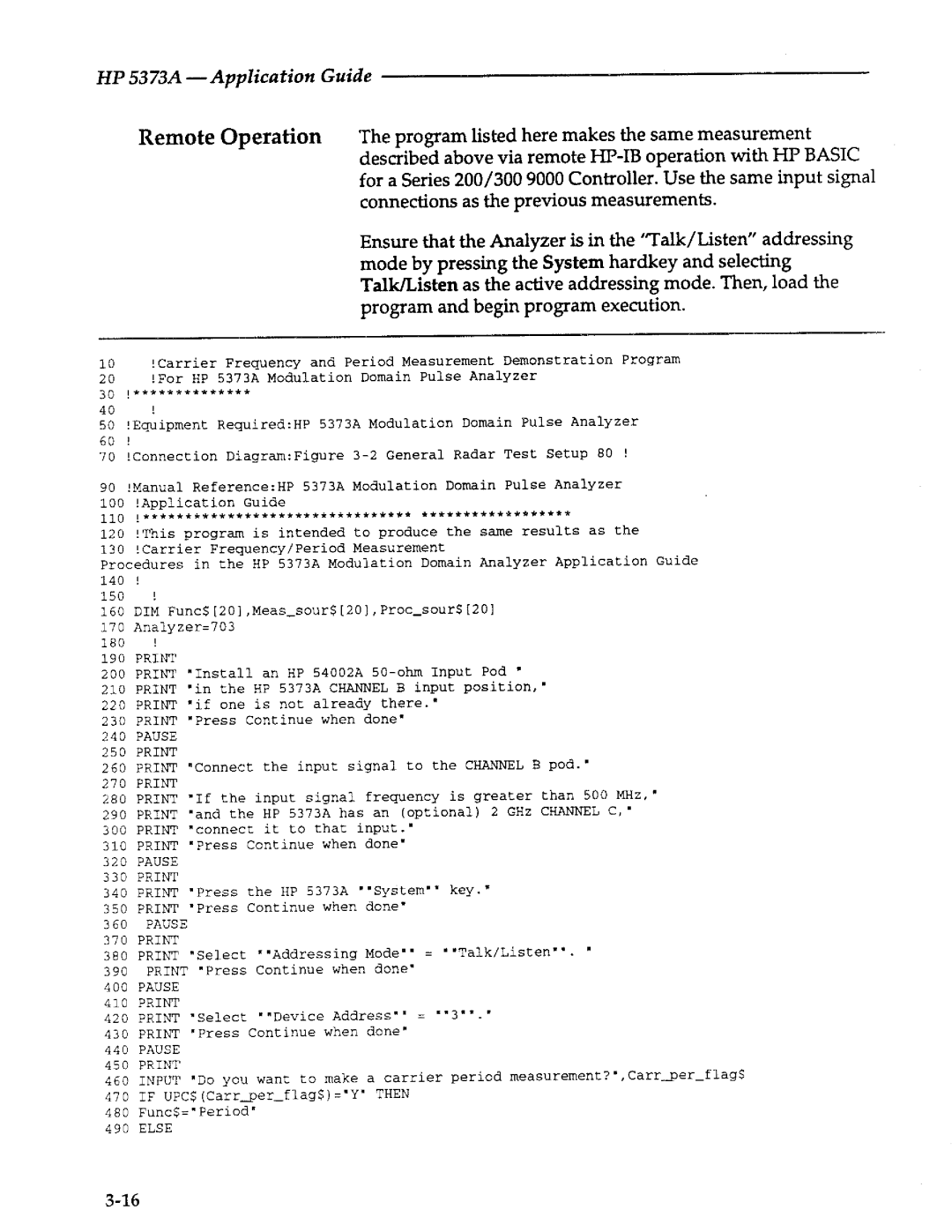 Agilent Technologies 5373A manual 