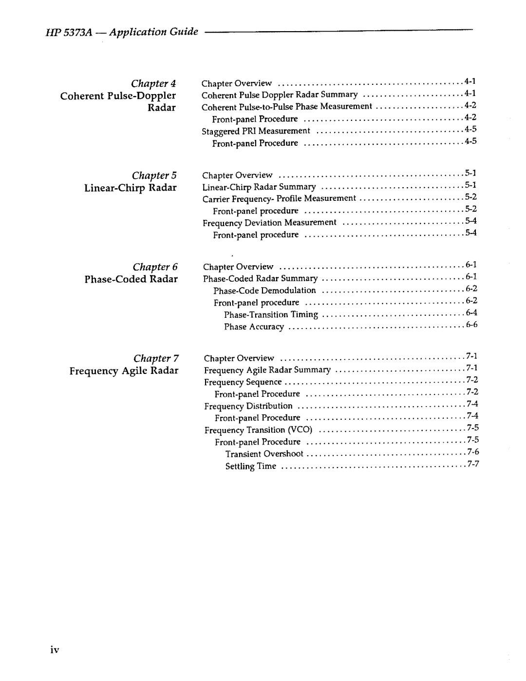 Agilent Technologies 5373A manual 