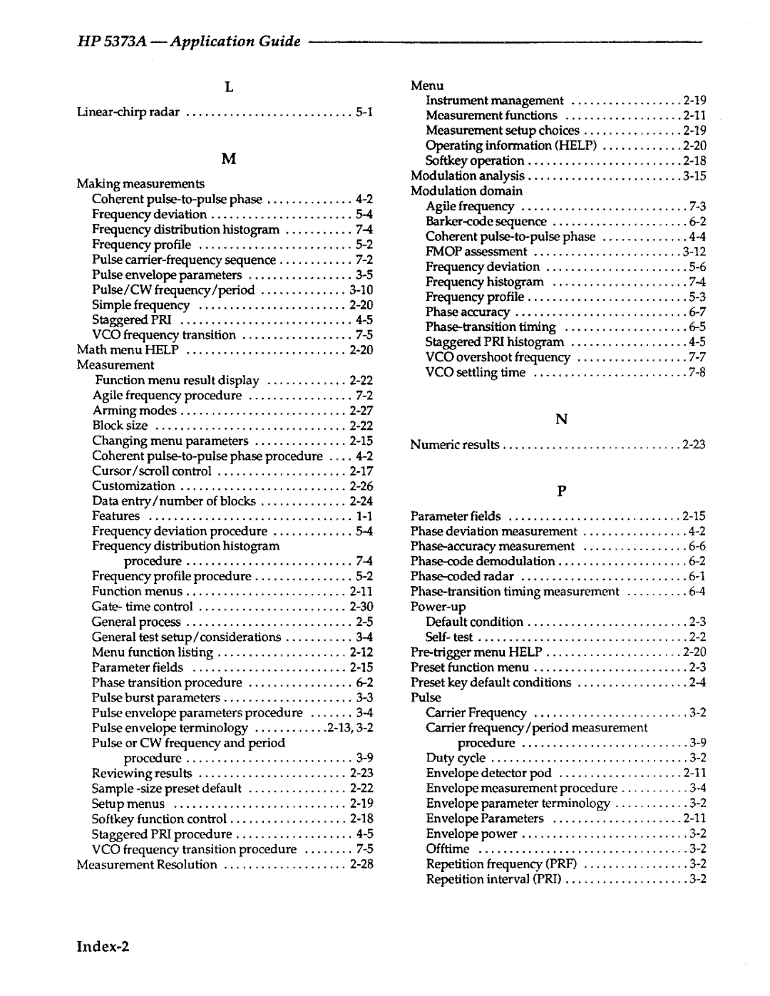 Agilent Technologies 5373A manual 