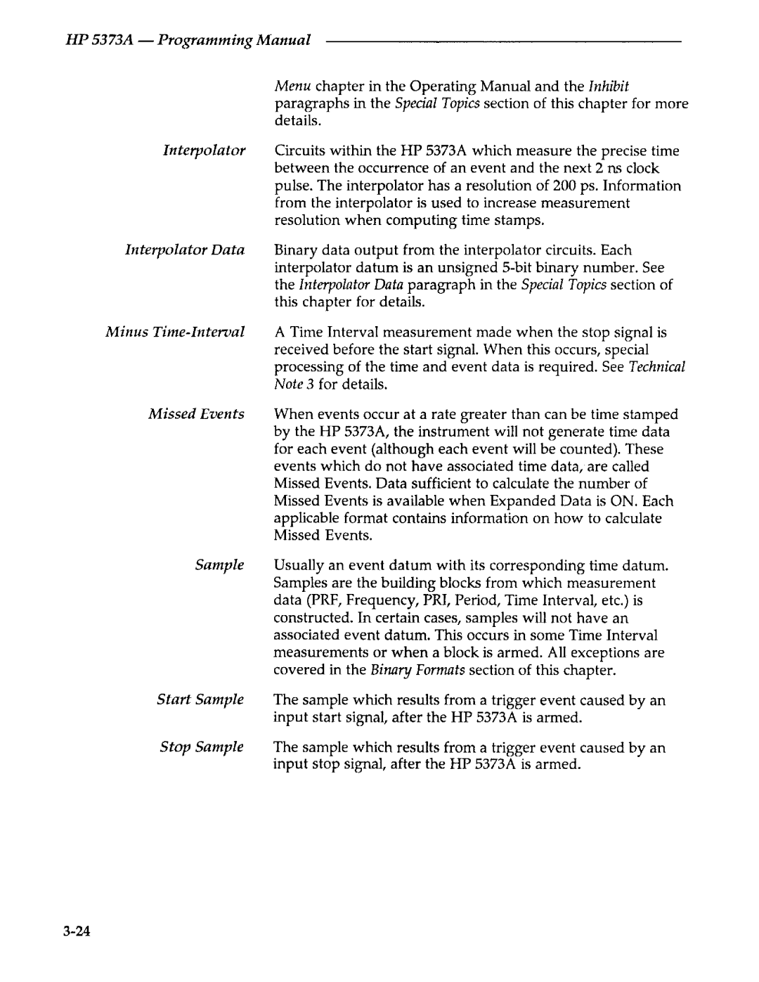 Agilent Technologies 5373A manual 