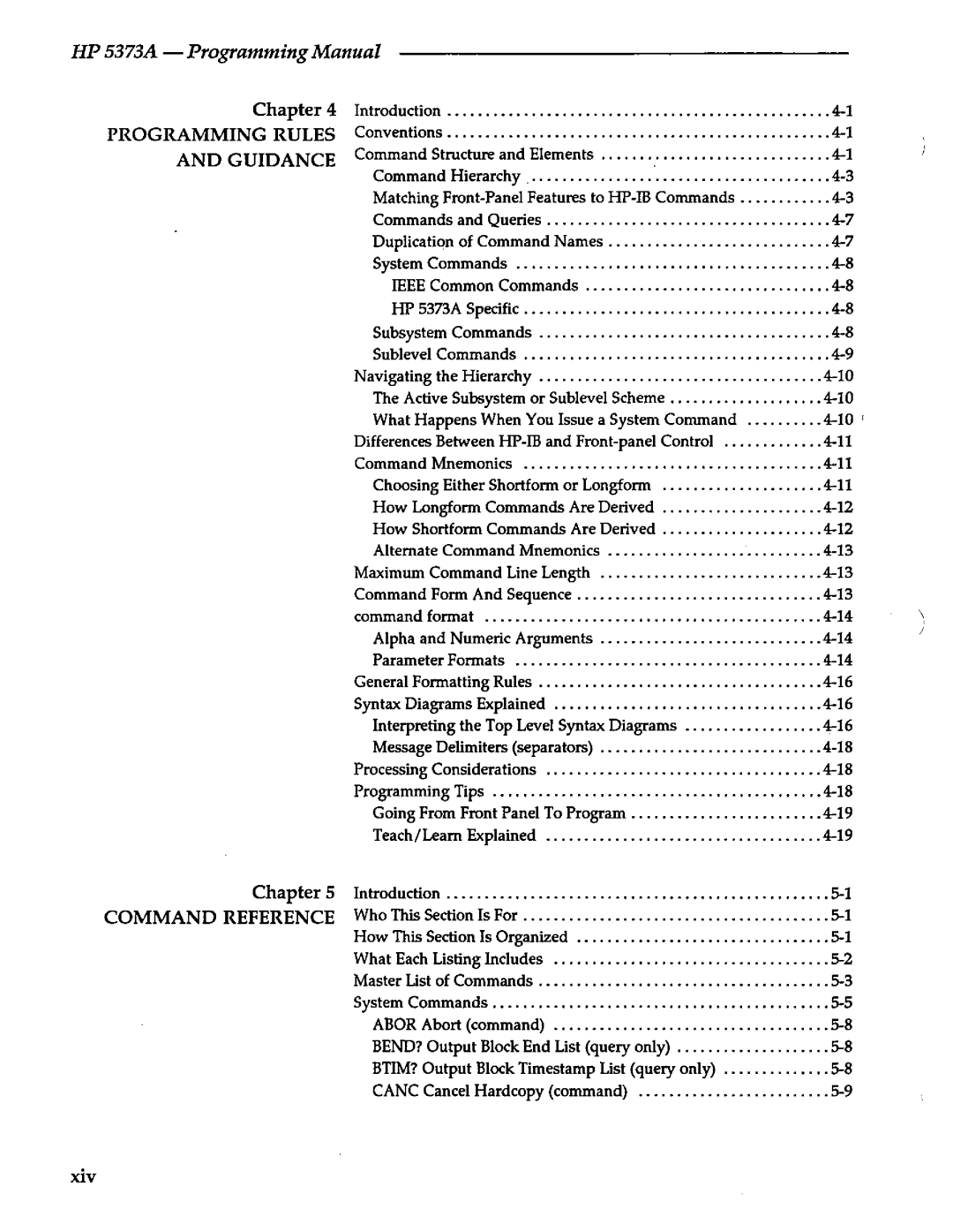 Agilent Technologies 5373A manual 