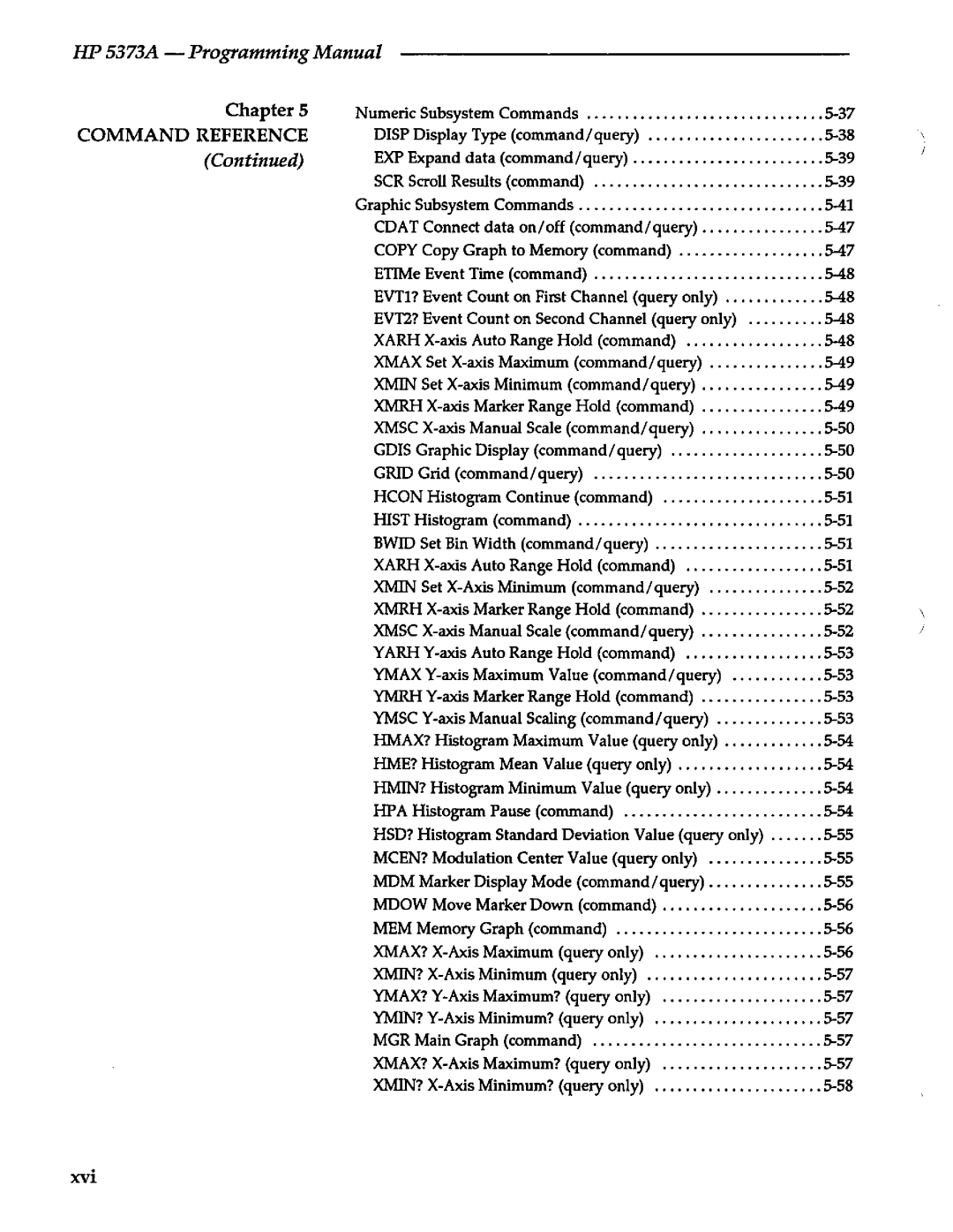 Agilent Technologies 5373A manual 