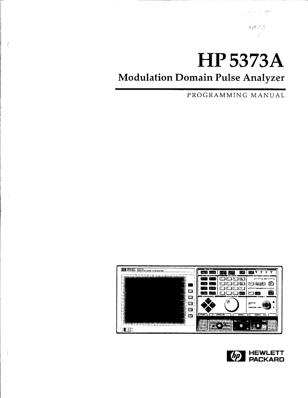 Agilent Technologies 5373A manual 