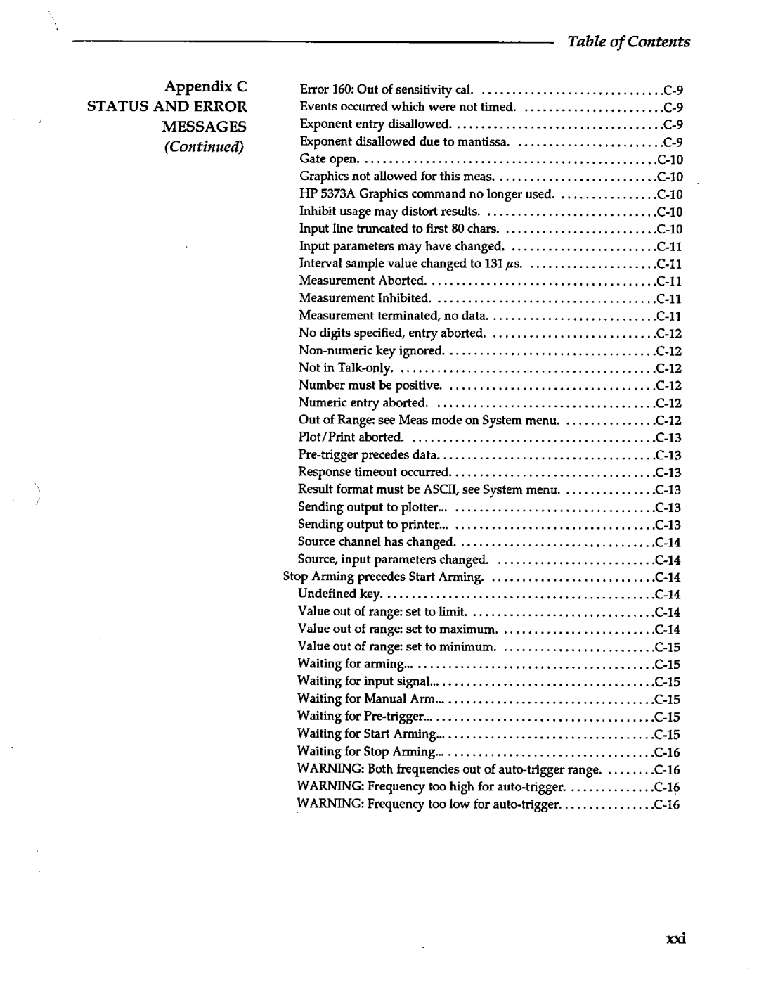 Agilent Technologies 5373A manual 