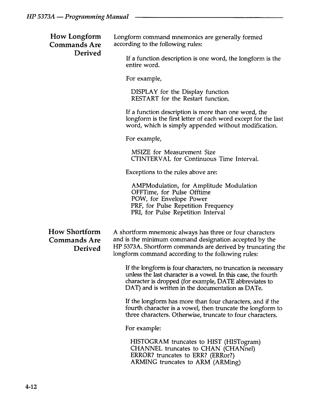 Agilent Technologies 5373A manual 