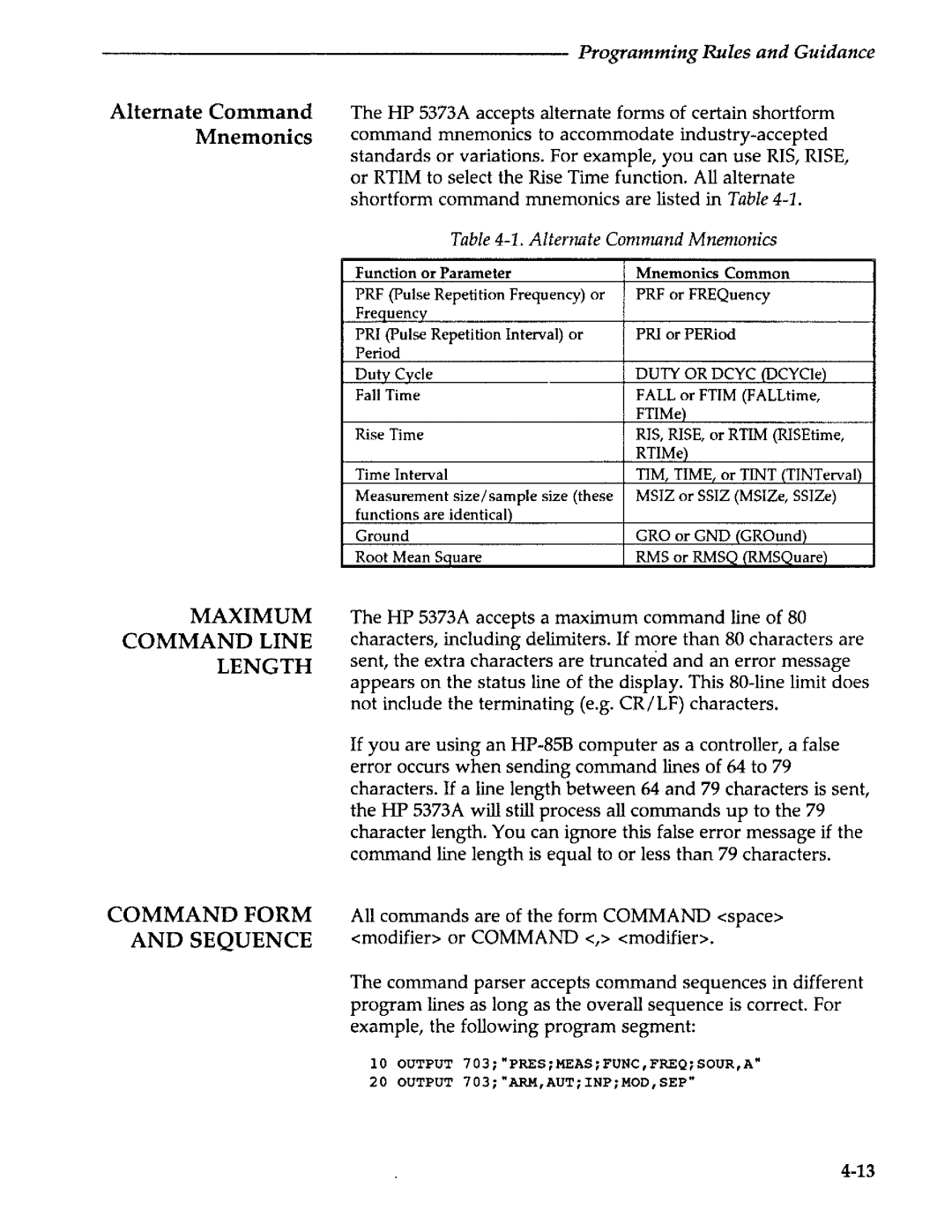 Agilent Technologies 5373A manual 