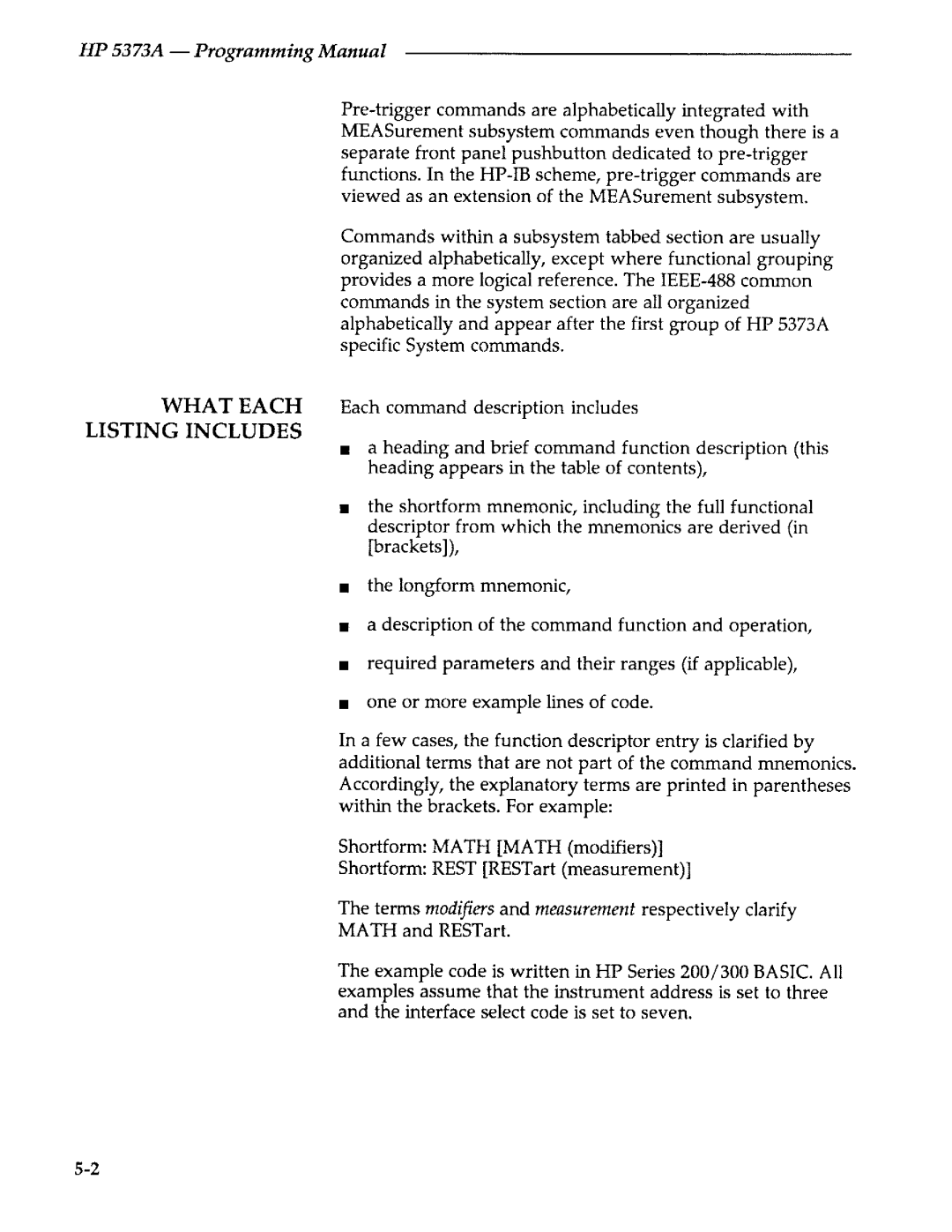 Agilent Technologies 5373A manual 