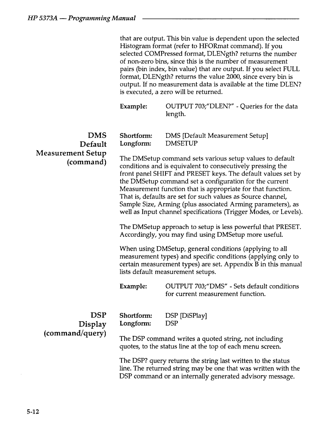 Agilent Technologies 5373A manual 