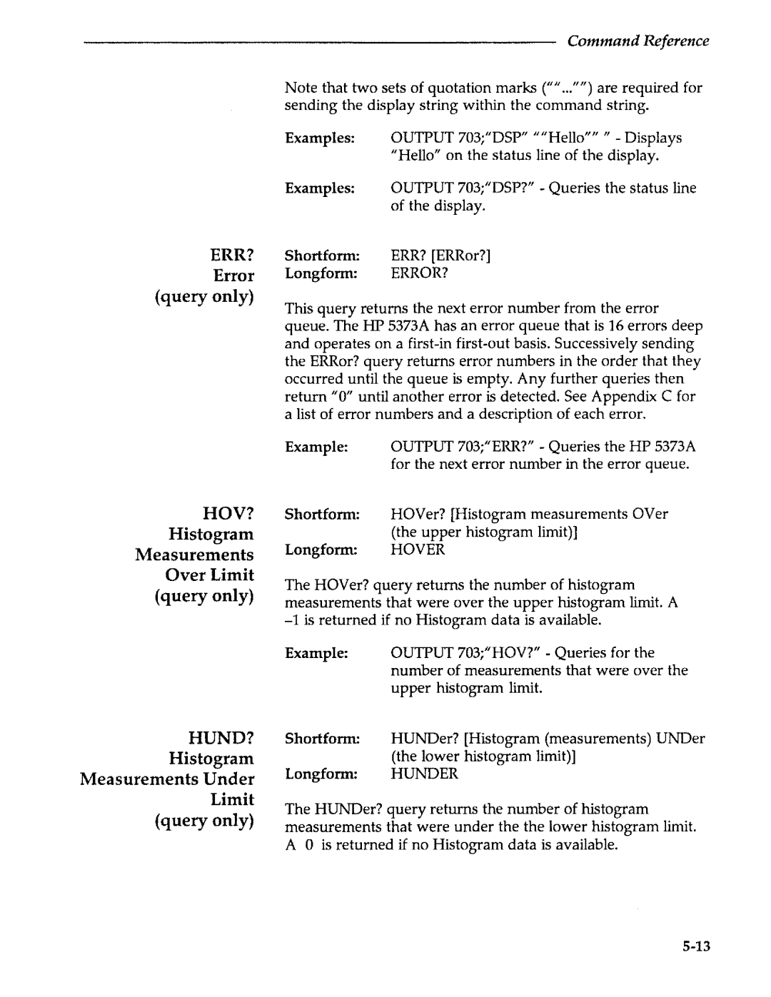 Agilent Technologies 5373A manual 