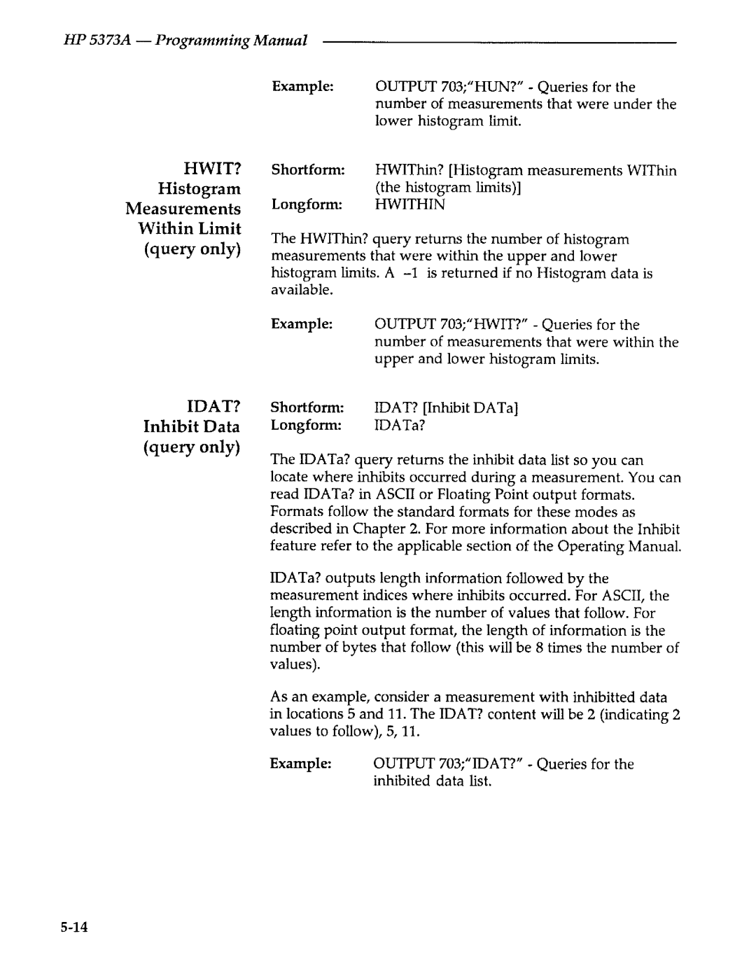 Agilent Technologies 5373A manual 