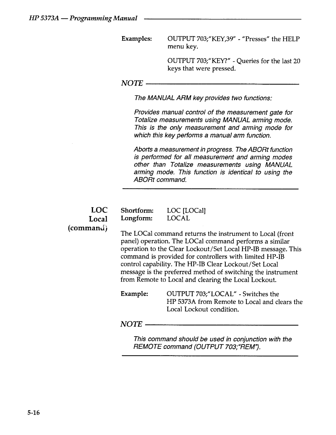 Agilent Technologies 5373A manual 