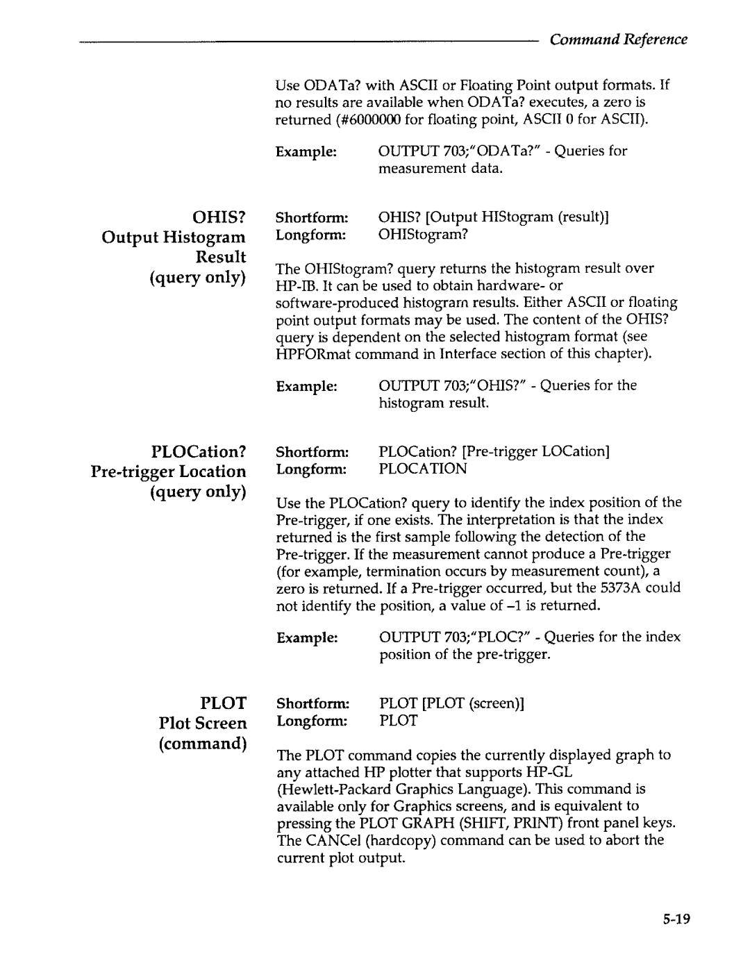 Agilent Technologies 5373A manual 