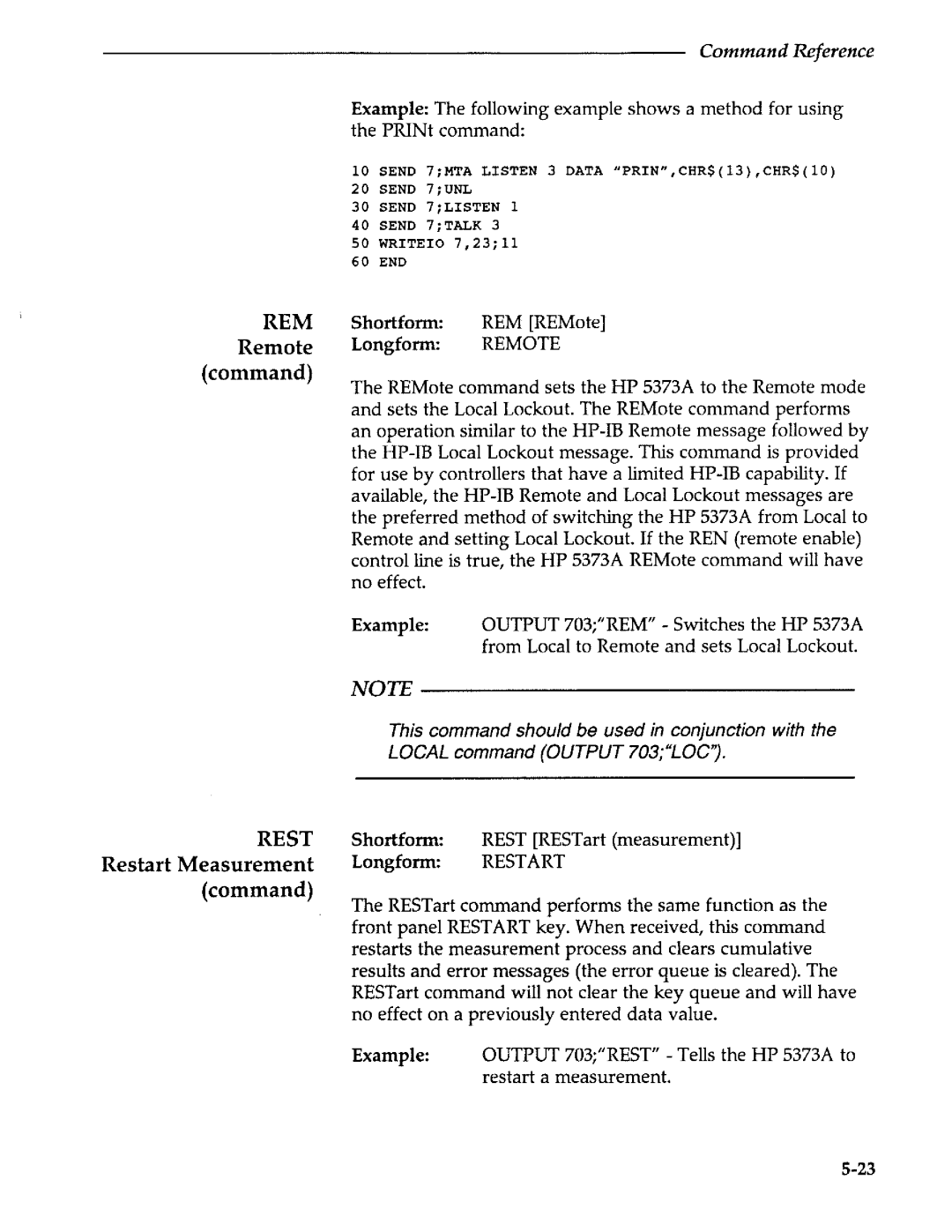 Agilent Technologies 5373A manual 