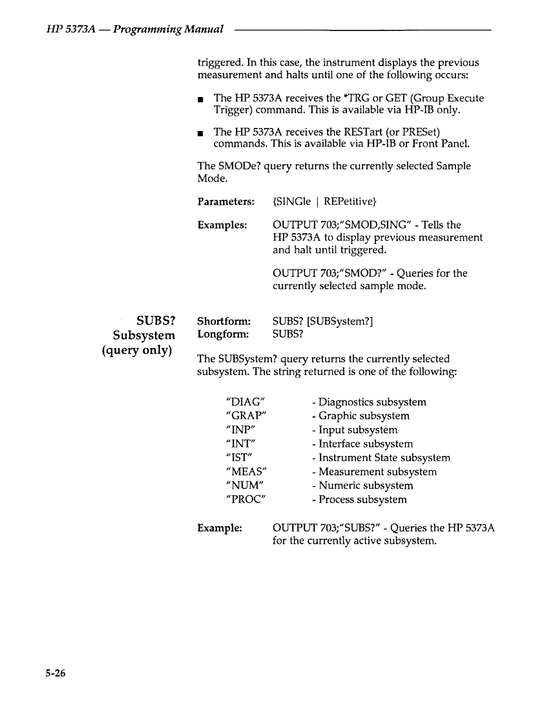 Agilent Technologies 5373A manual 