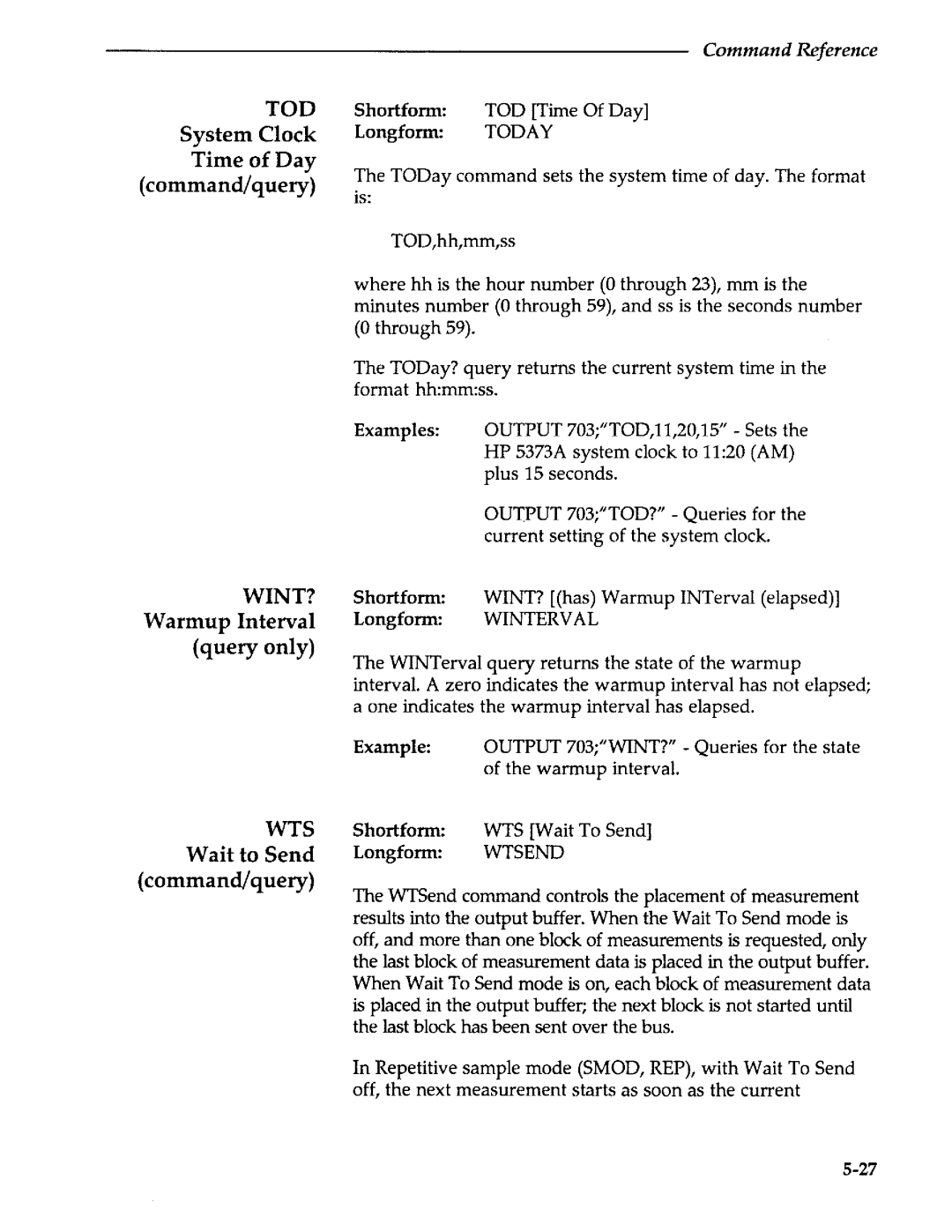 Agilent Technologies 5373A manual 