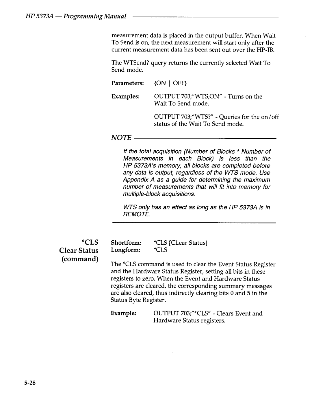 Agilent Technologies 5373A manual 