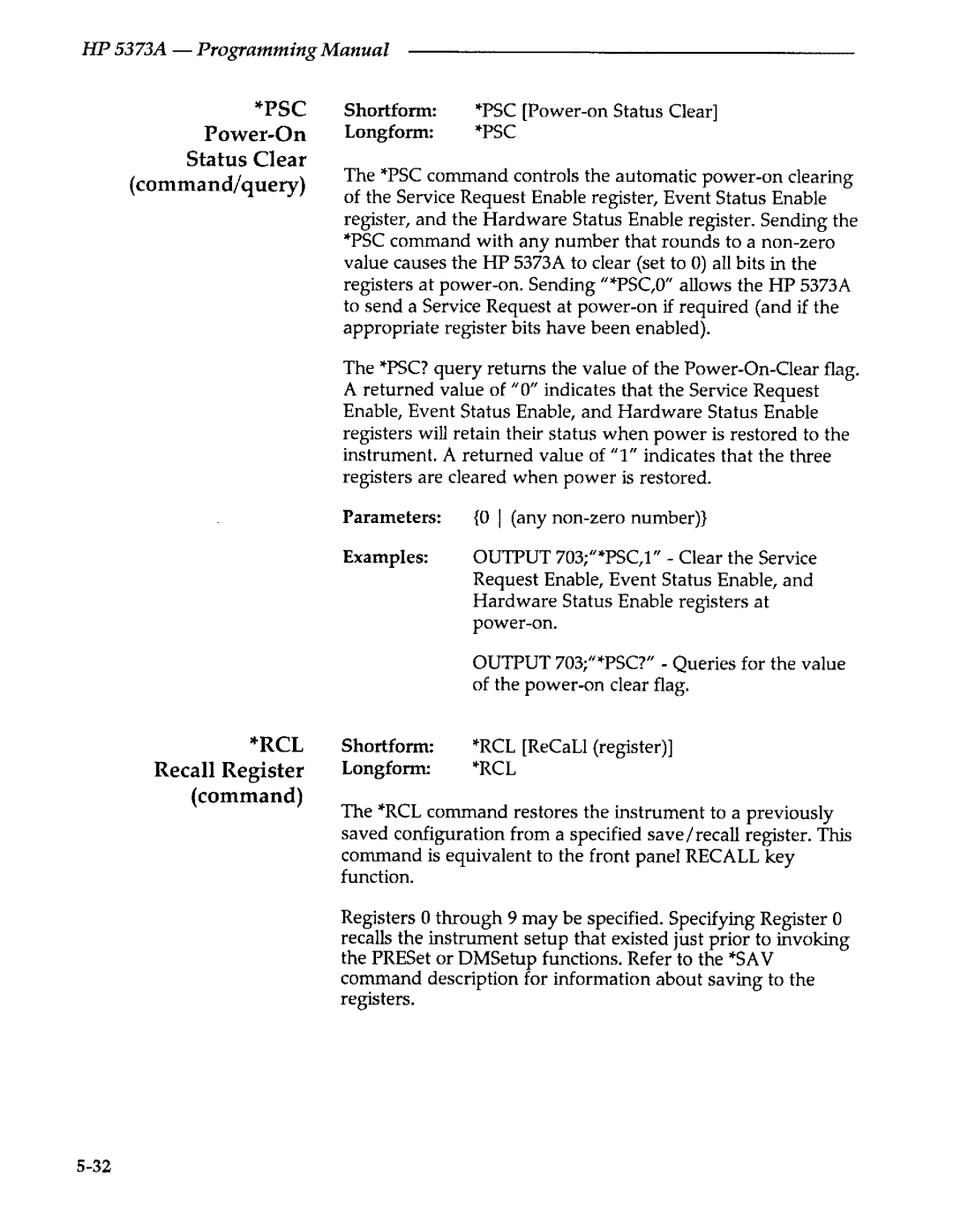 Agilent Technologies 5373A manual 