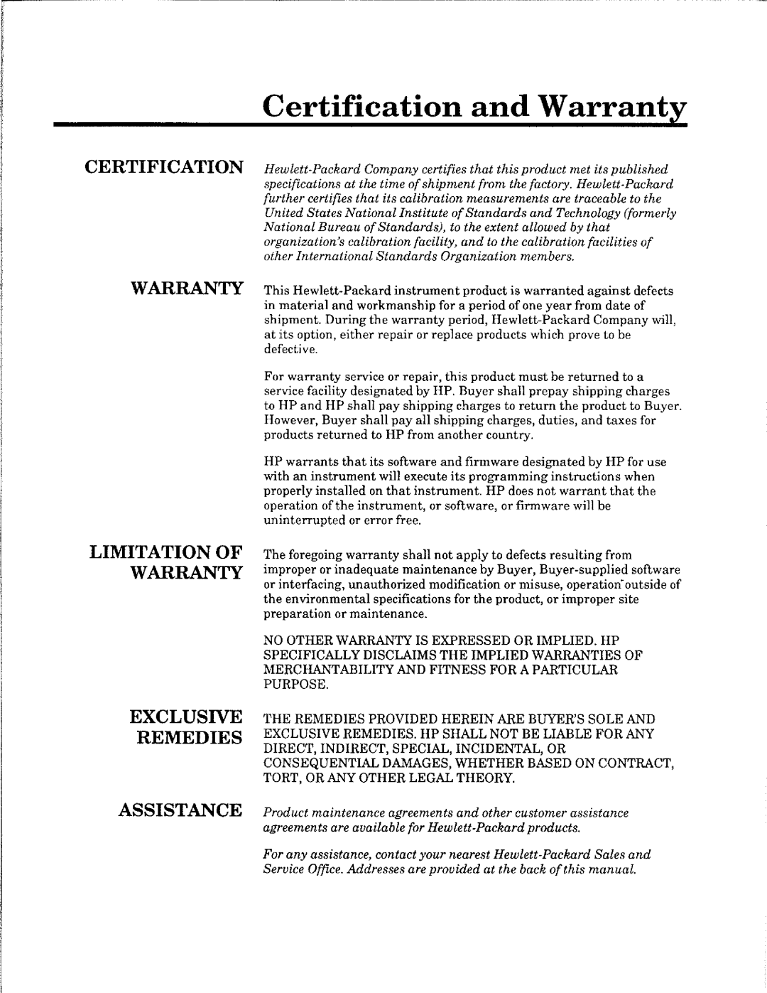 Agilent Technologies 5373A manual 