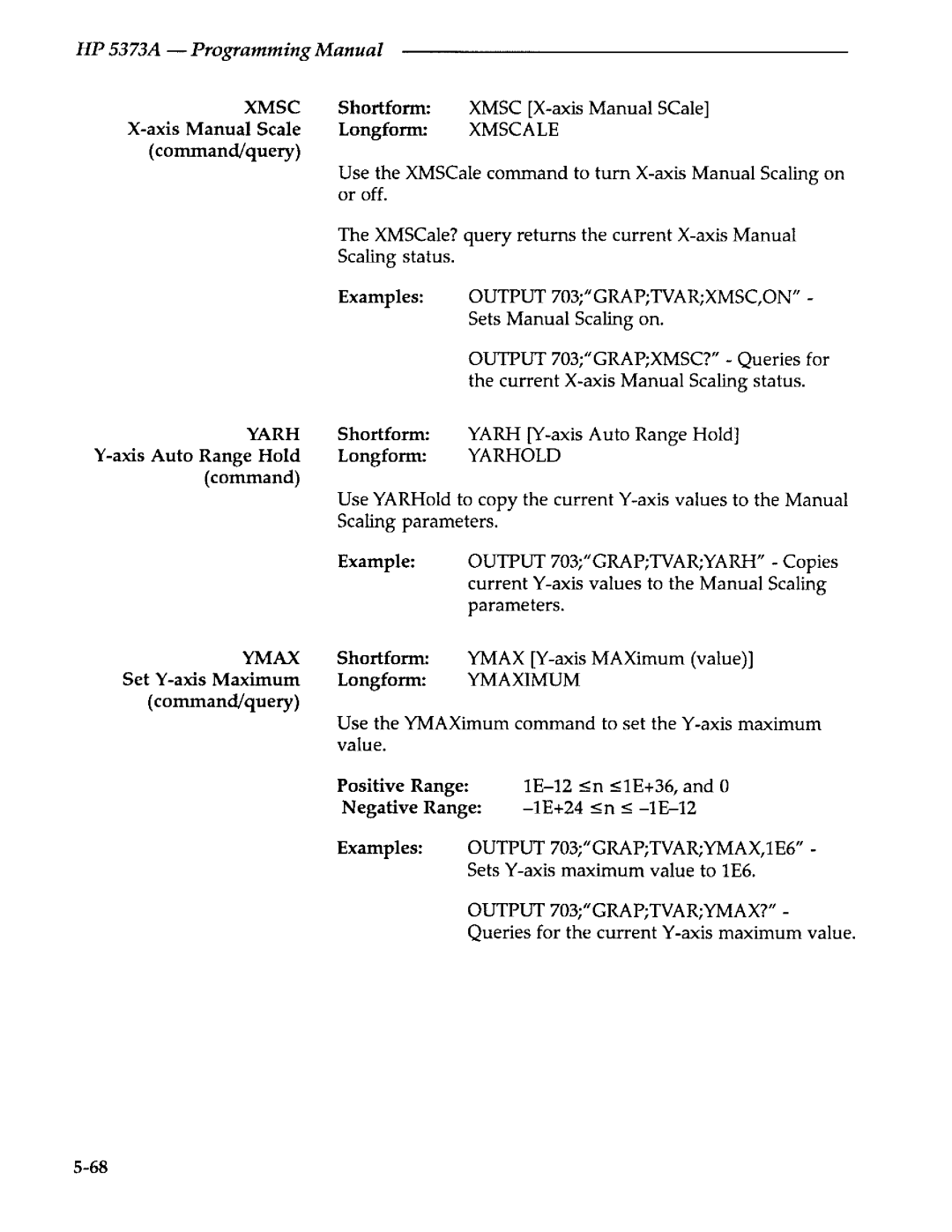 Agilent Technologies 5373A manual 