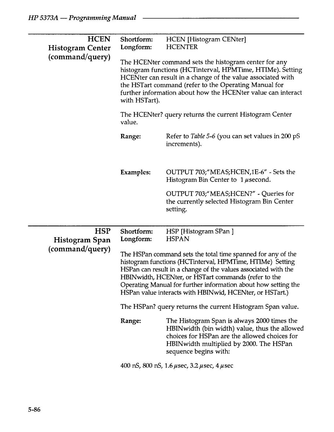 Agilent Technologies 5373A manual 