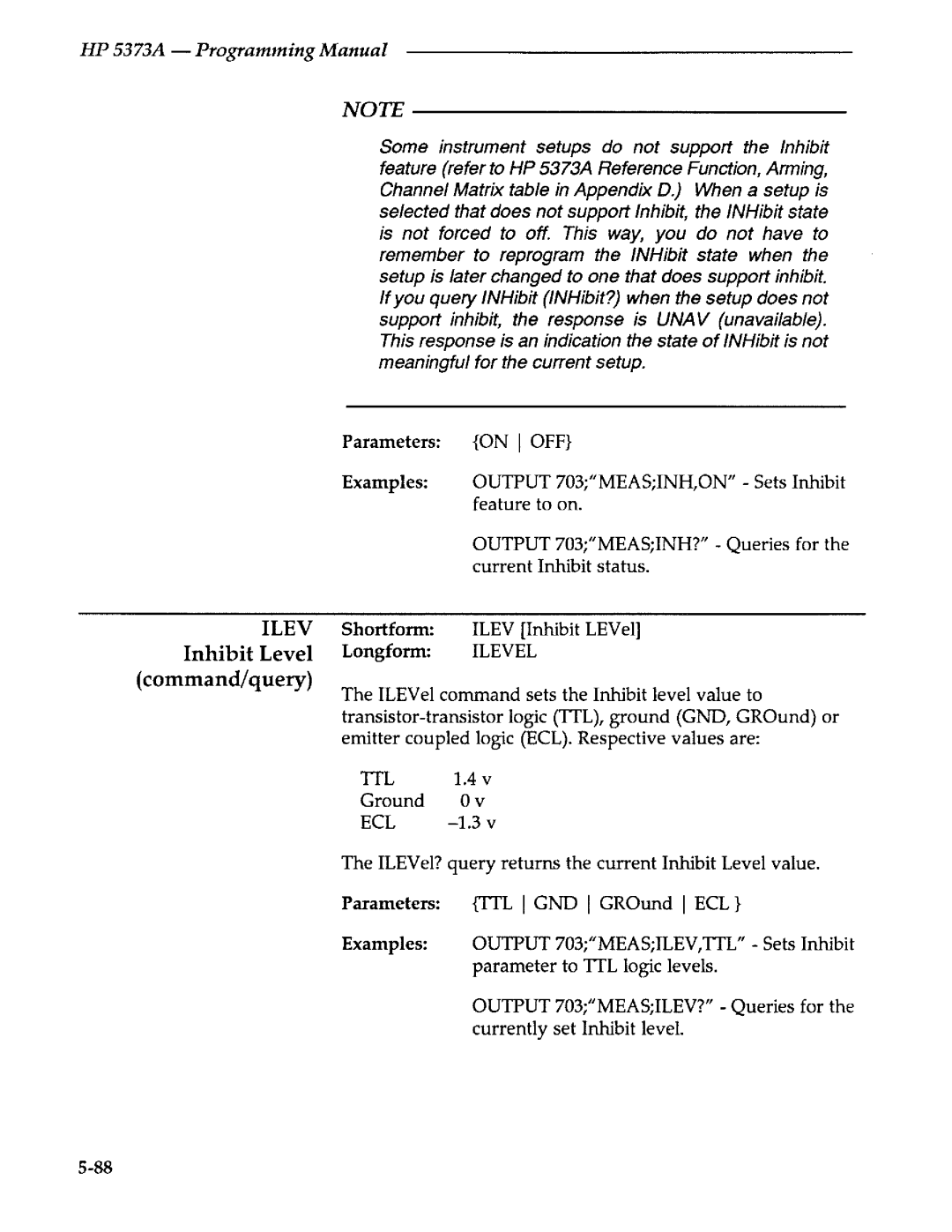 Agilent Technologies 5373A manual 