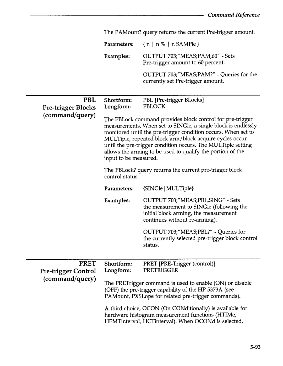 Agilent Technologies 5373A manual 