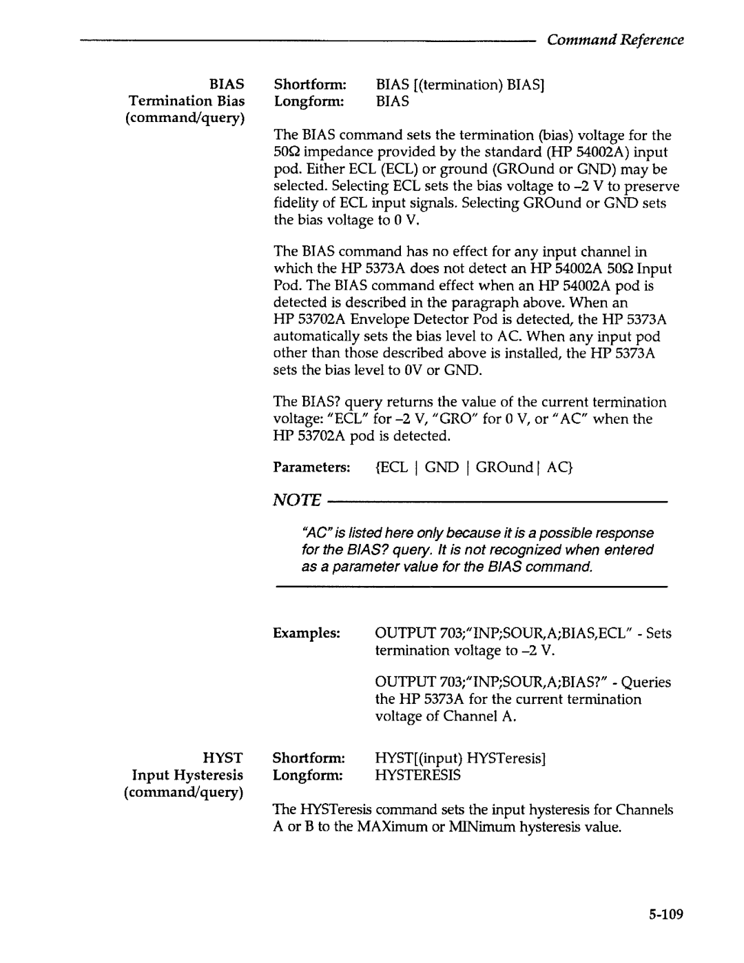 Agilent Technologies 5373A manual 