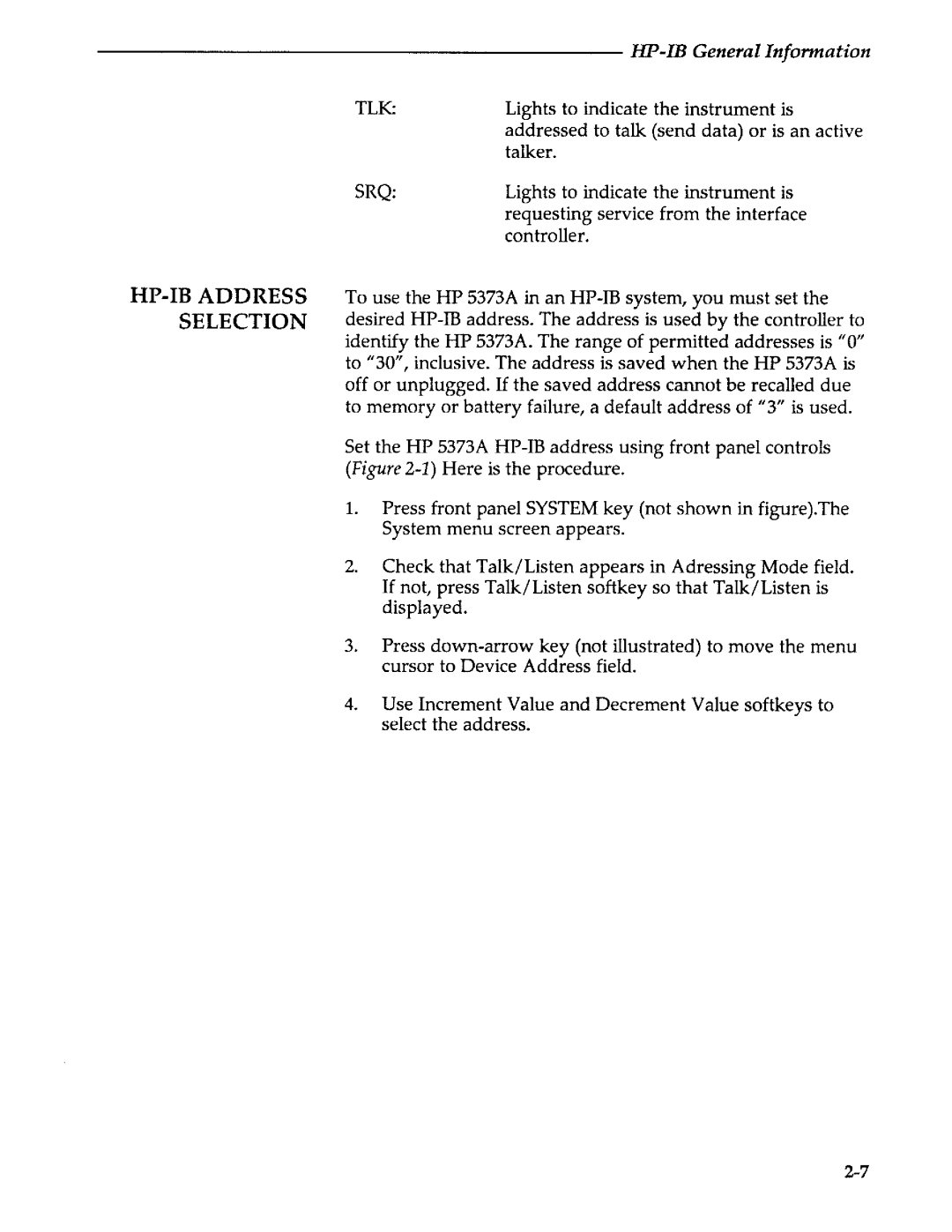 Agilent Technologies 5373A manual 