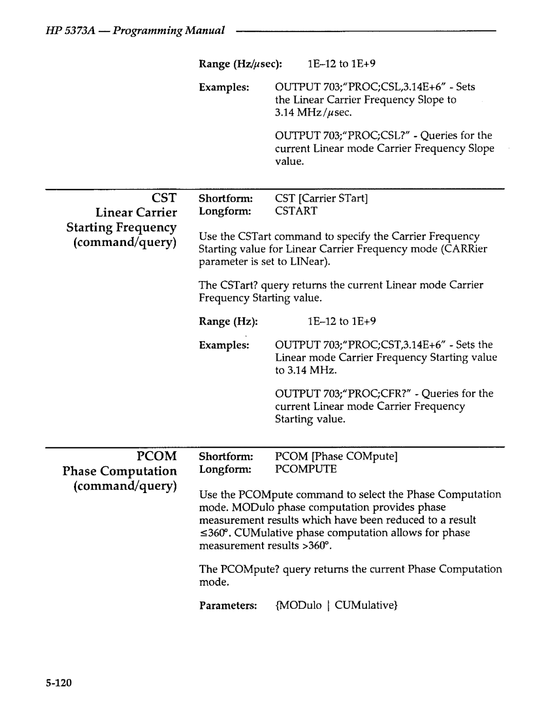 Agilent Technologies 5373A manual 