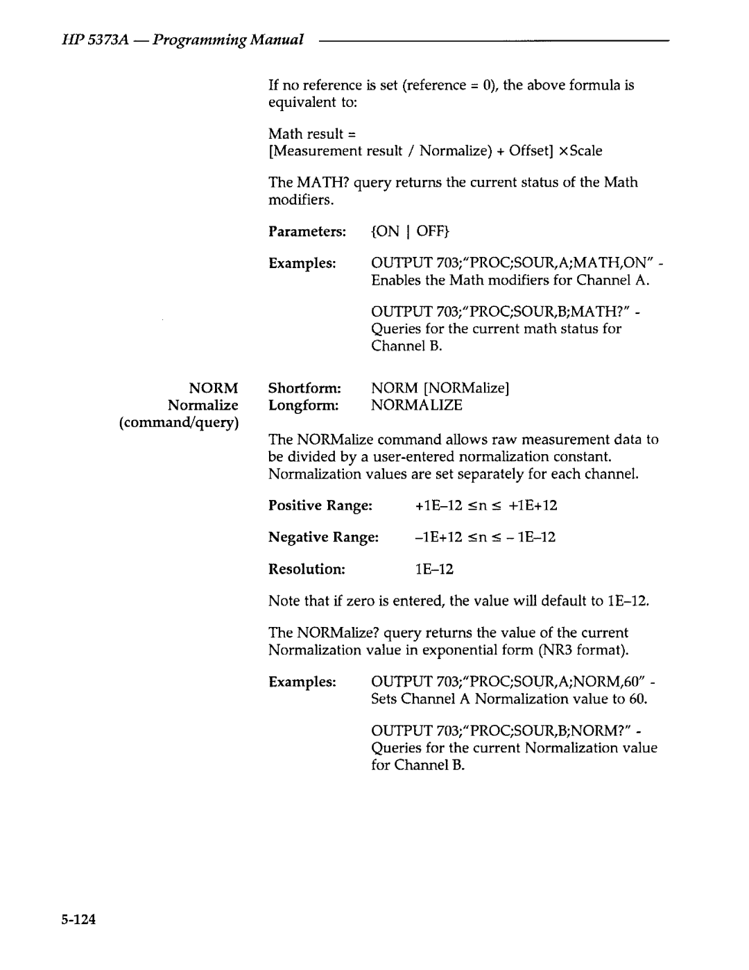 Agilent Technologies 5373A manual 