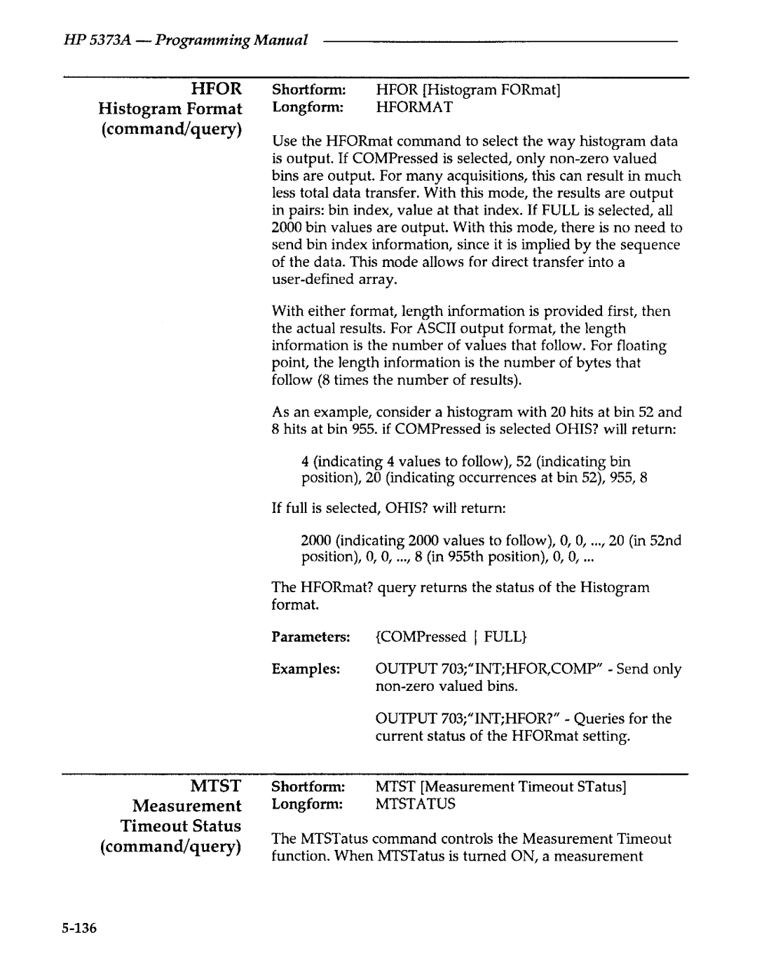 Agilent Technologies 5373A manual 