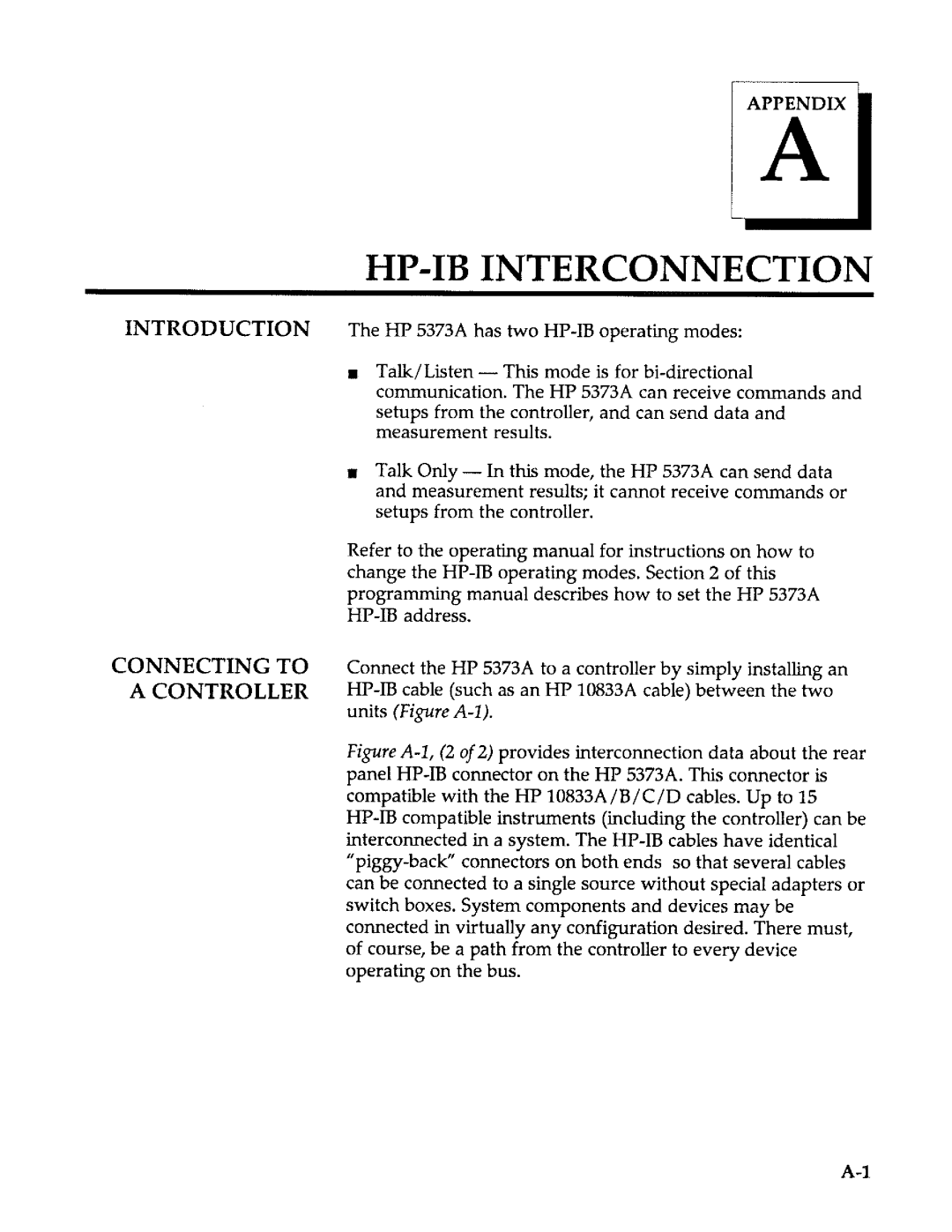 Agilent Technologies 5373A manual 