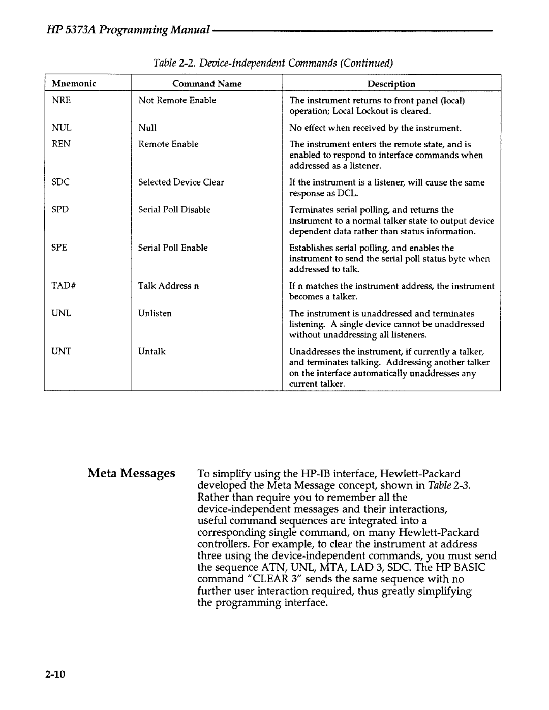 Agilent Technologies 5373A manual 