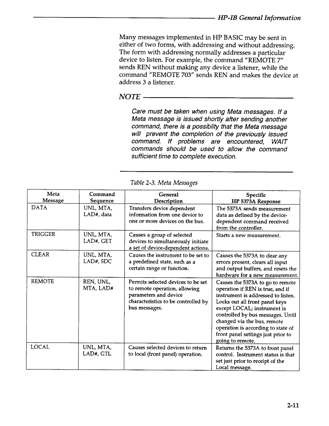 Agilent Technologies 5373A manual 