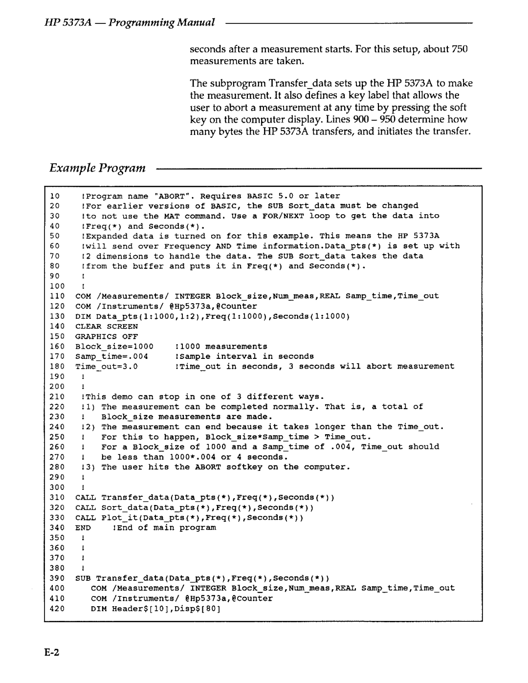 Agilent Technologies 5373A manual 