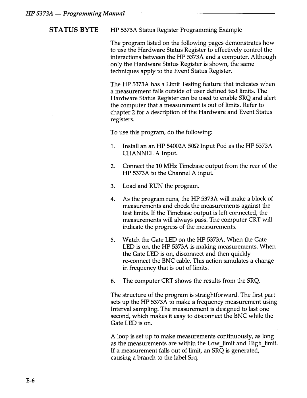 Agilent Technologies 5373A manual 