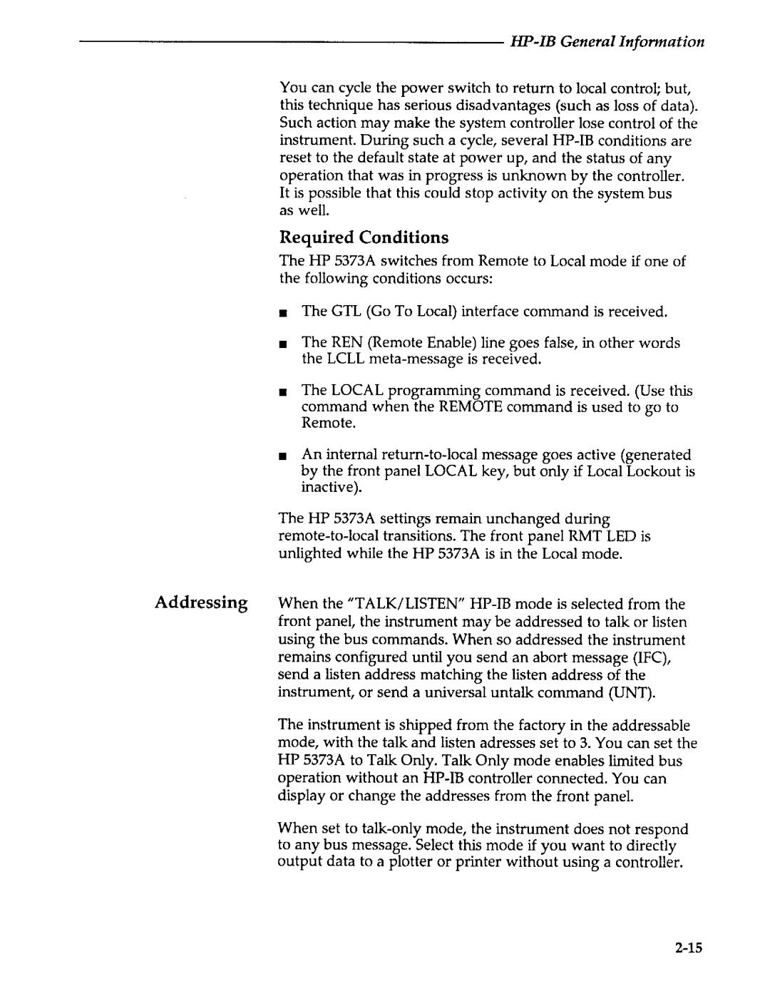 Agilent Technologies 5373A manual 