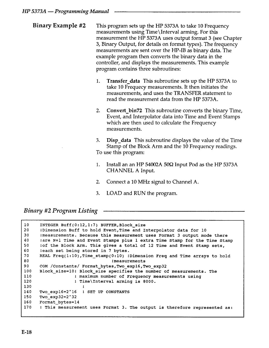 Agilent Technologies 5373A manual 