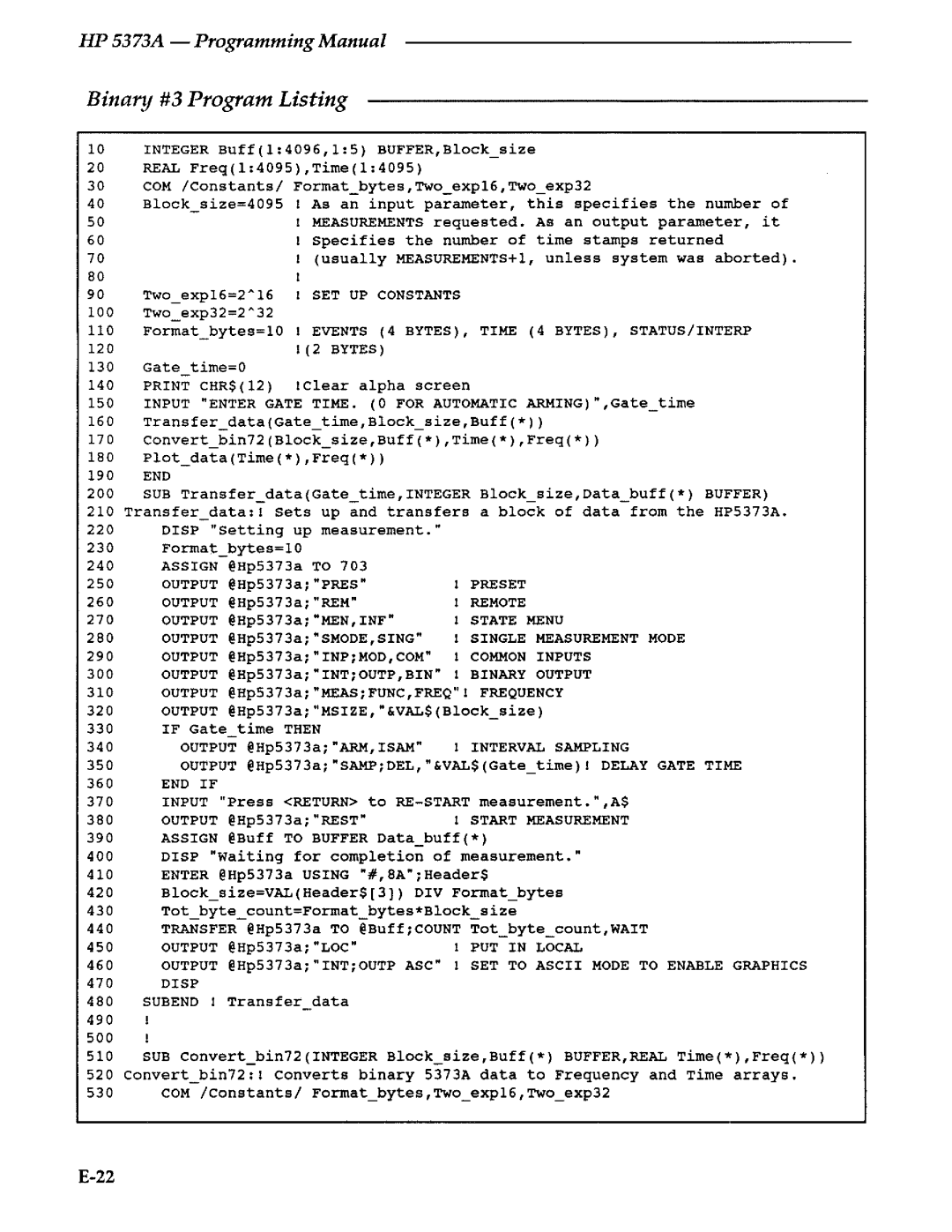 Agilent Technologies 5373A manual 