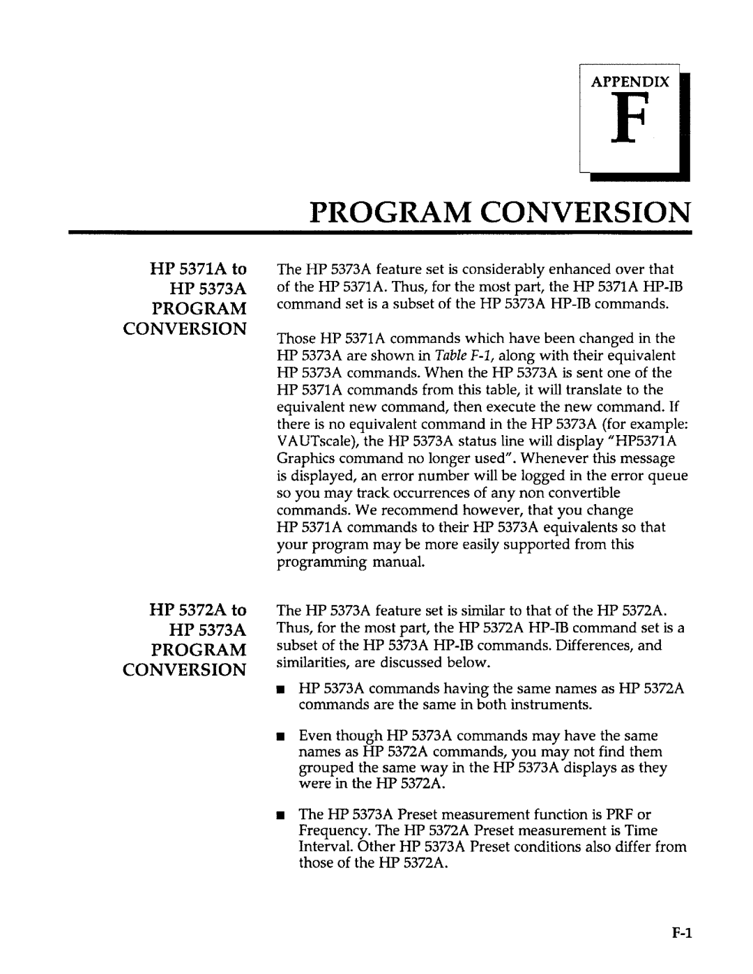 Agilent Technologies 5373A manual 