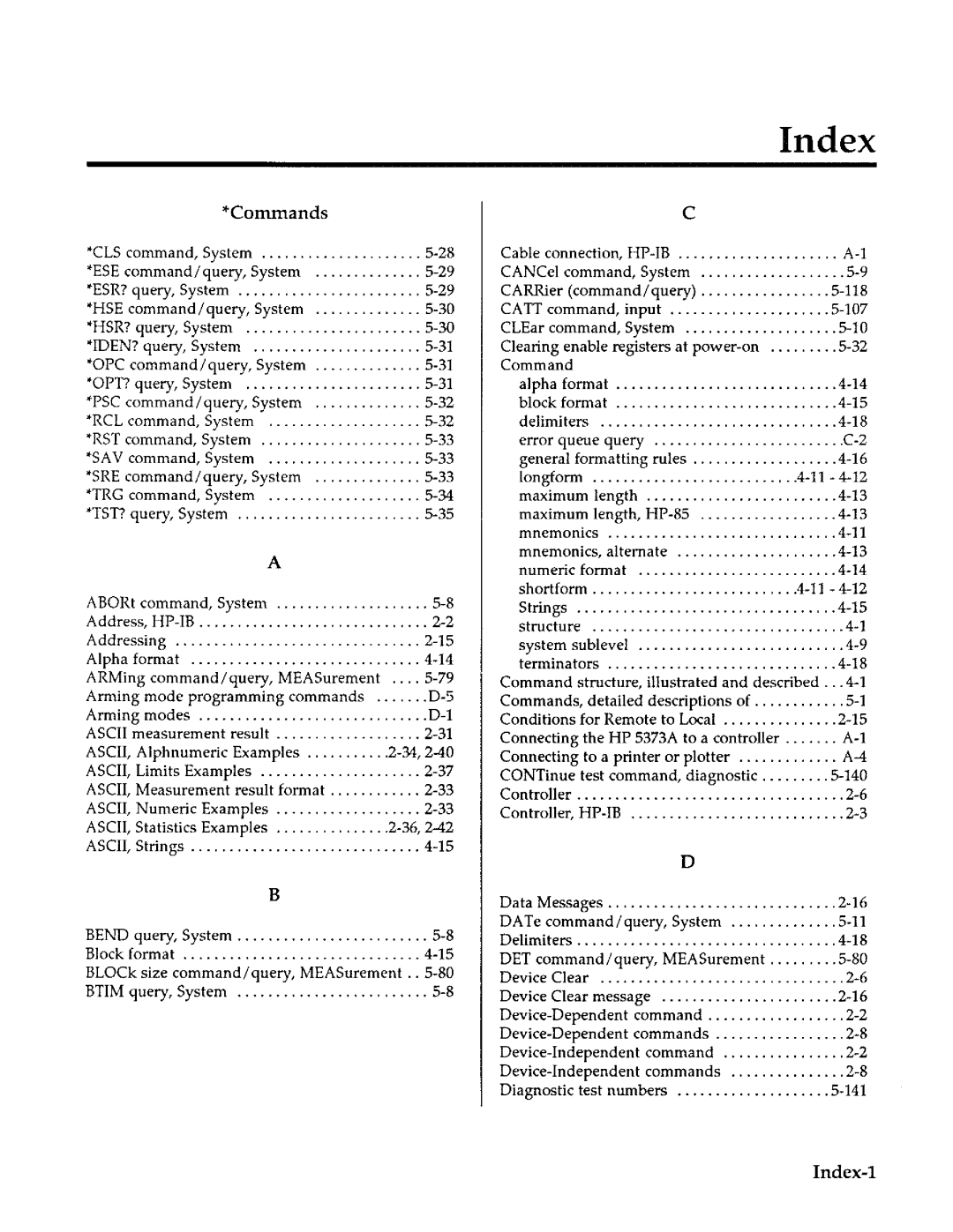 Agilent Technologies 5373A manual 